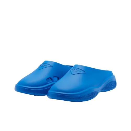 PRADA Домашние тапочки Мужские Синие