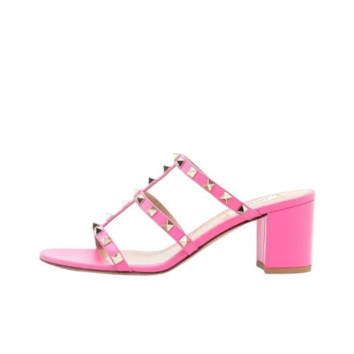 Valentino Rockstud Слипоны Женские Розовые