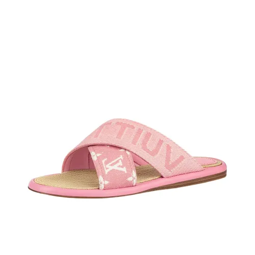 LOUIS VUITTON Maia Тихий Слипоны Женские Розовый