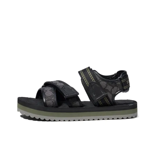 COACH Пляжные сандалии Мужской Черный