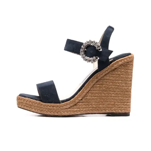 Jimmy Choo Mirabelle One Strap Sandals Women's Blue Джимми Чу Мирабель Один Ремешок Сандалии Женские Синие