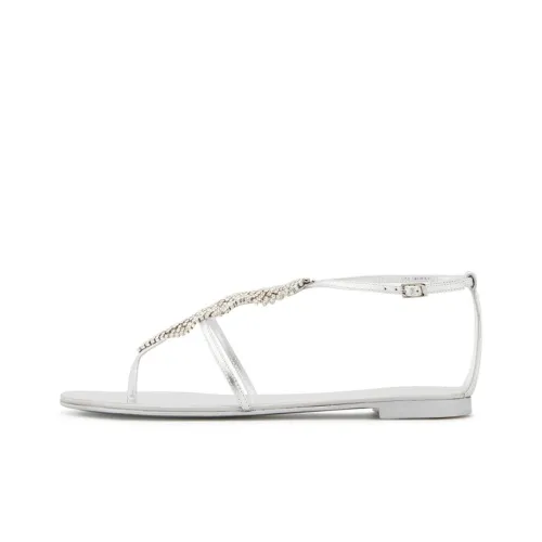 Giuseppe Zanotti GZ Josie One Ремешок Сандалии Женские Серебряные