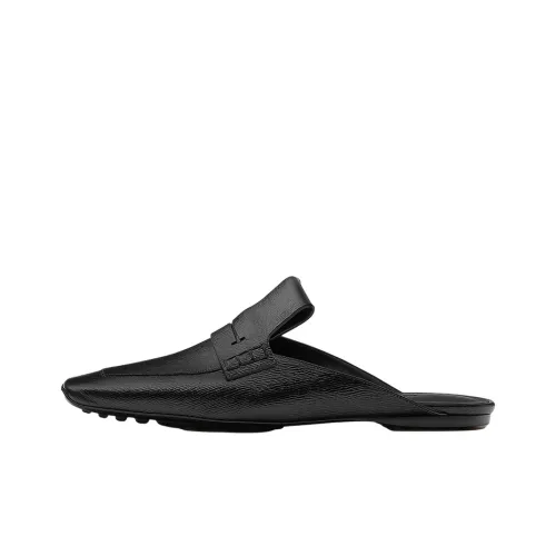 HERMES Домашние тапочки Женские Черные