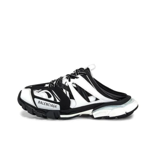 Balenciaga Track Quiet Home Slippers Men's White Black