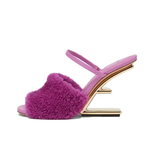 Fendi First Слипоны Женские Фиолетовые