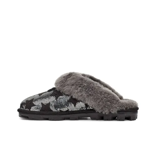 UGG Coquette Sequin Stars Stylish Sandals Women's Black