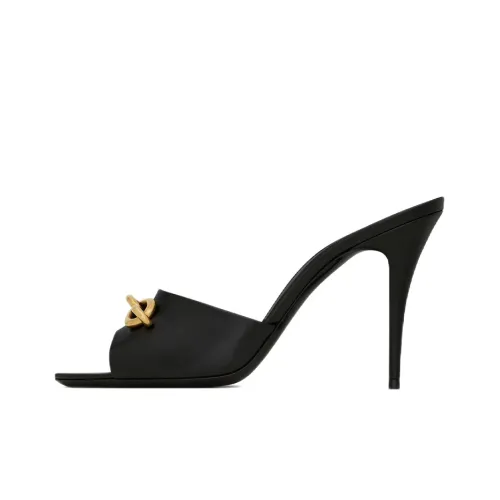 SAINT LAURENT Тихие Слипоны Женские Черные