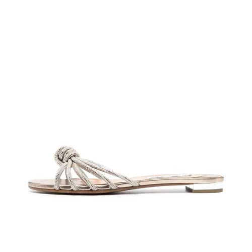 AQUAZZURA Слипоны Женские Золотые