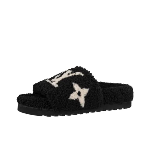 LOUIS VUITTON Paseo Comfort Слипоны Женские Черный Белый