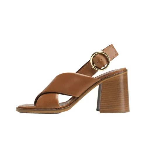 See By Chloe One Ремень Сандалии Женские Коричневый