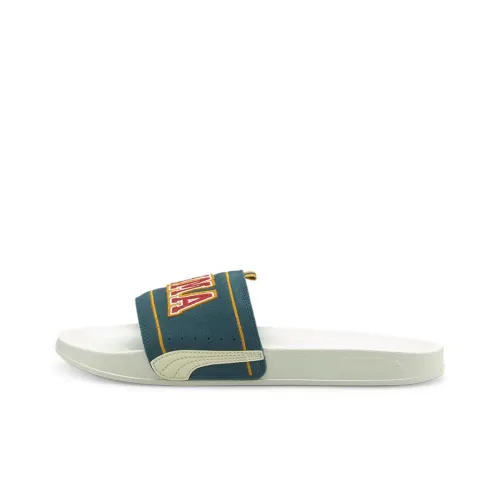 PUMA Leadcat FTR Резина Слайд Унисекс Белый Зеленый