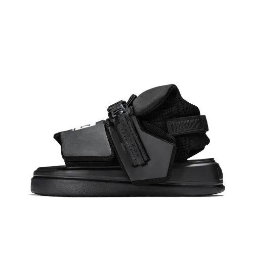 NORVINCY Американский уличный стиль Спортивный Наклеенный MID Топ Пляжные сандалии Унисекс