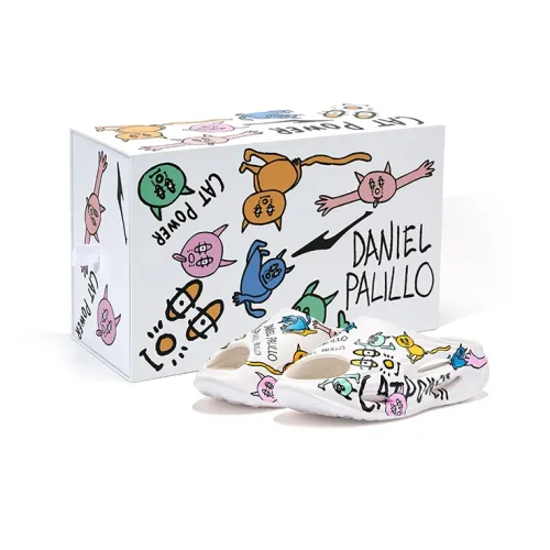 DanielPalillo x Erke Infinite Lite Тихий Слипоны Женские Граффити Цвет