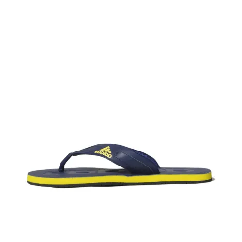 Adidas Slalon Slippers Slip-Resistant Слипоны Мужские Синий Желтый