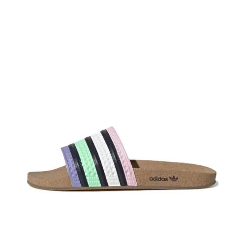 Adidas Originals Шлепанцы Унисекс Белый Фиолетовый