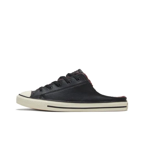 Converse Chuck Taylor All Star Резиновая подошва Слипоны Женские Черный