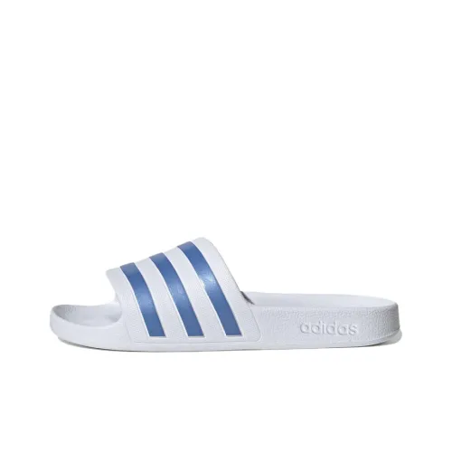adidas Adilette Aqua Slides Спортивные тапочки Женские Белый Синий