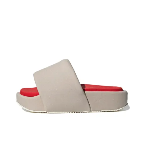 Y 3 Slide Стильные Сандалии Унисекс Серый Красный Многоцветный