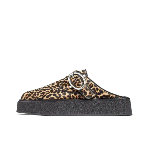 Jimmy Choo Домашние тапочки Женские с леопардовым принтом