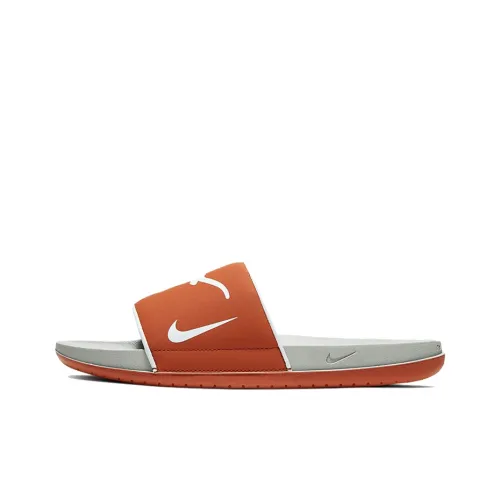 Nike College Резина Слайд Мужской Серый Оранжевый