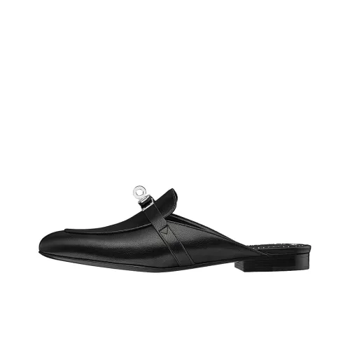 HERMES Oz Домашние тапочки Женские Черные