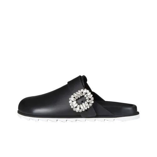 Roger Vivier Slidy Viv' Домашние тапочки Женские Черный