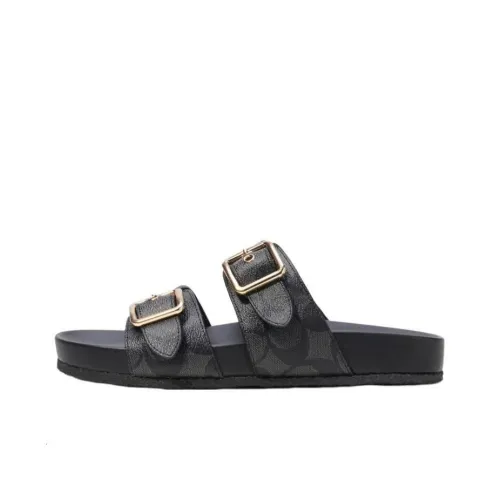 COACH Слипоны Женские Черные