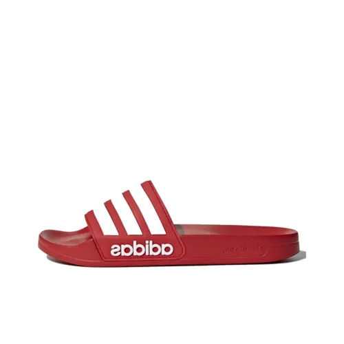 adidas Adilette Slip-resistant Слипоны Унисекс Красный Белый