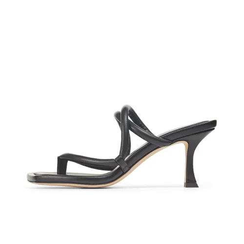 Jimmy Choo Устойчивые к истиранию шлепанцы женские черные