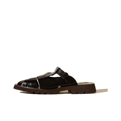 Hereu Резина Подошва Быстросохнущие Домашние Тапочки Мужские Черные