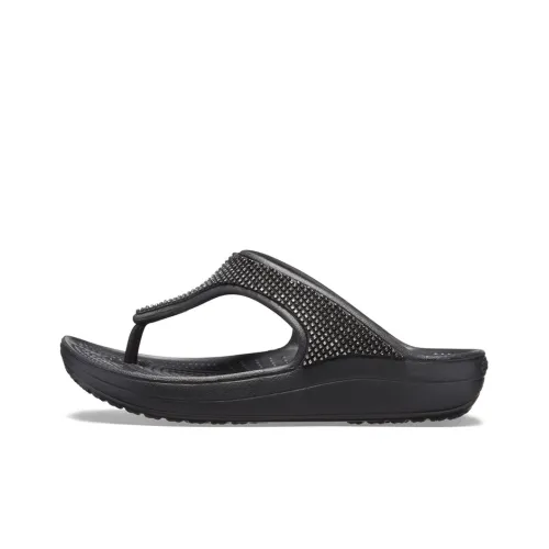 Crocs Sloane Массаж Антибактериальный Быстросохнущий Шлепанцы Женские