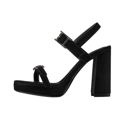 HERMES Мода Sandals Женские Черные