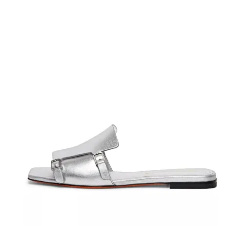 Santoni Стильные Сандалии Женские Серебряные