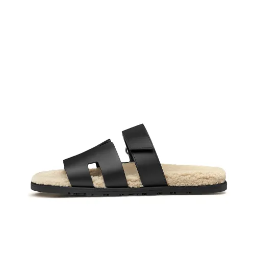 HERMES Chypre Слипоны Мужской Черный