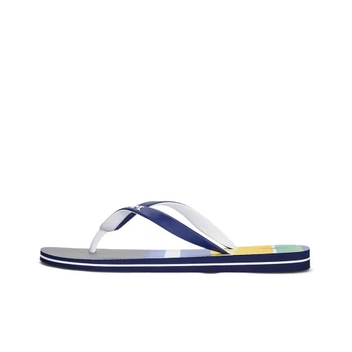 Polo Ralph Lauren Шлепанцы Мужские Черные Синие Желтые