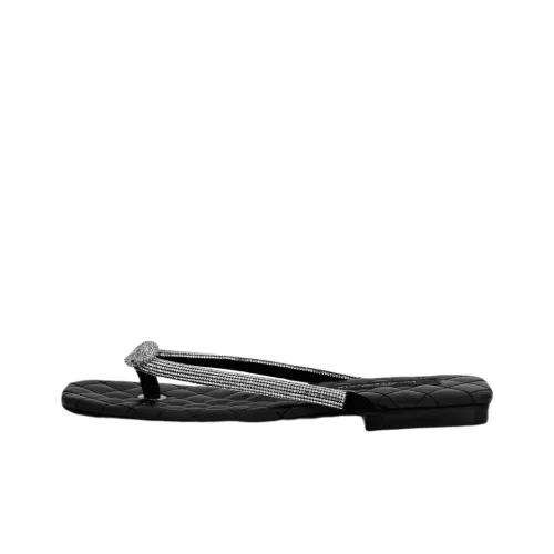 PHILIPP PLEIN Резина Подошва Шлепанцы Женские Черные