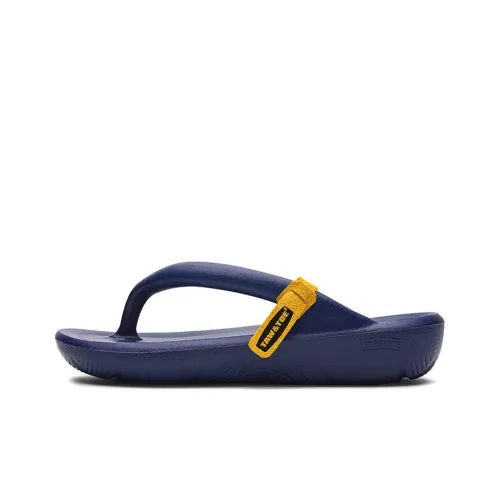 TAW TOE Устойчивые к истиранию шлепанцы унисекс морского синего цвета