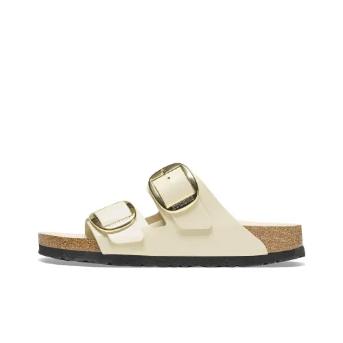 Birkenstock Arizona Big Buckle Слипоны Женские Ecru Narrow Fit