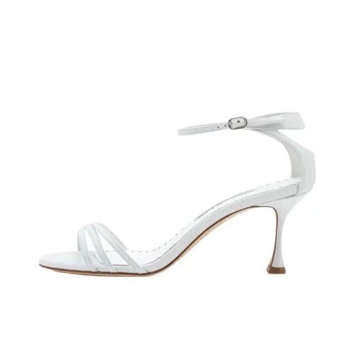 MANOLO BLAHNIK One Ремешок Сандалии Женские Белые