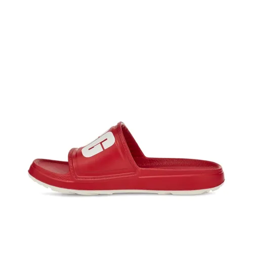 UGG Резиновая подошва Слипоны Женские Samba Красный