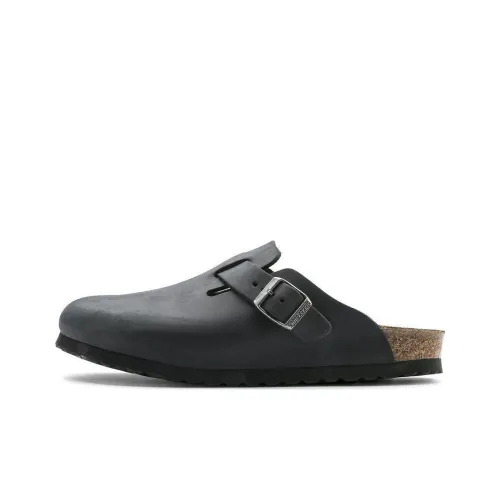 Биркенсток Бостон Слайд Унисекс Черный