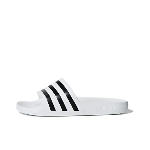 Adidas Slip-resistant Slippers Unisex White Black Адидас противоскользящие слипоны унисекс белый черный