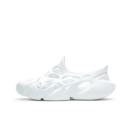 LINING Badfive 1 Тихий Аbrasion Resistant Слипоны Женские Белые