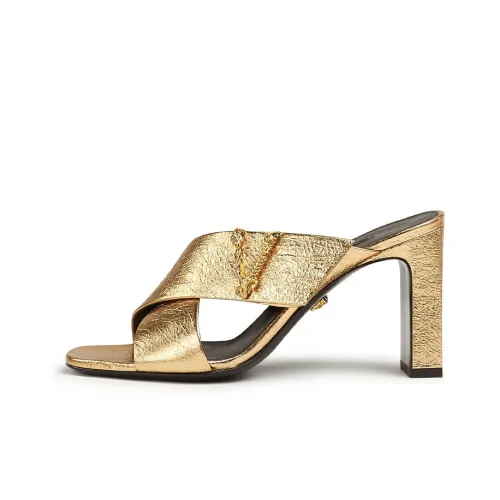 VERSACE Virtus Слипоны Женские Золотые