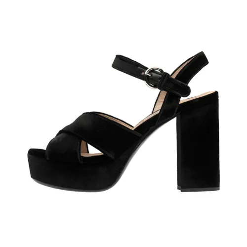 MIU MIU One Ремешок Сандалии Женские Черные