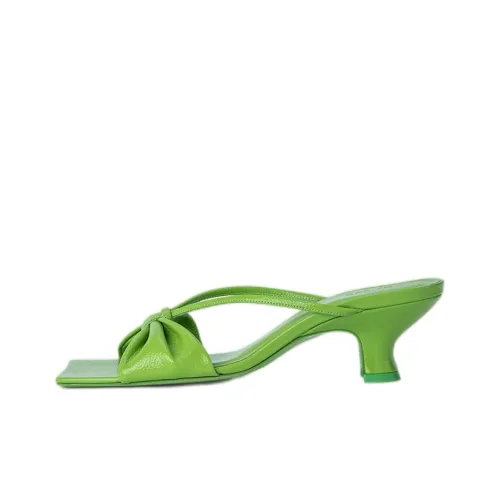 By Far Слипоны Женские Зеленые