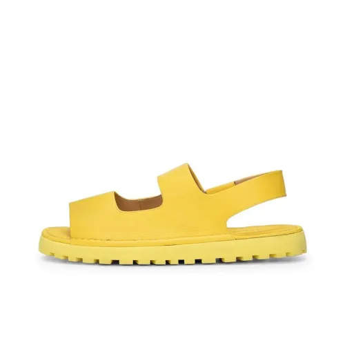 Marsèll Sanpomice Пляжные сандалии Женские Желтые