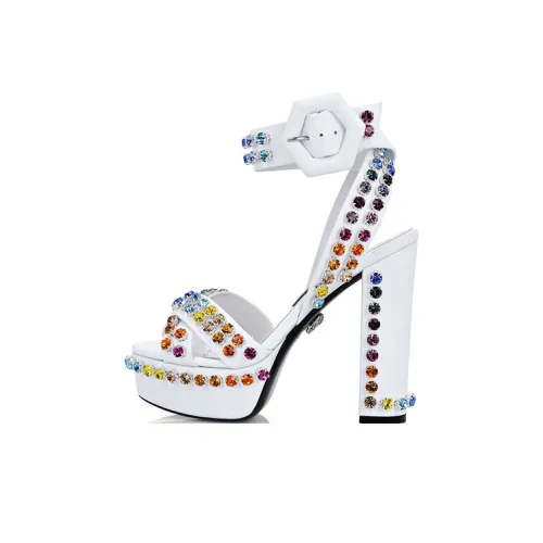 PHILIPP PLEIN One Ремень Сандалии Женские Белые