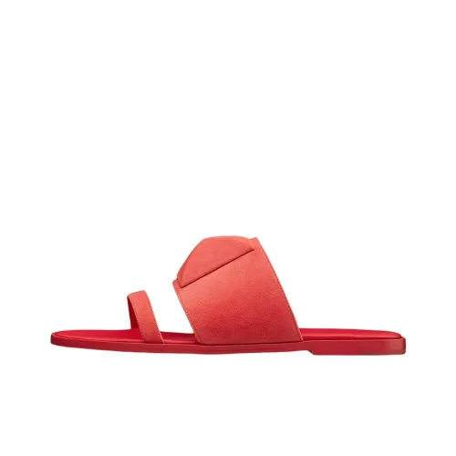 HERMES Слипоны Женские Red