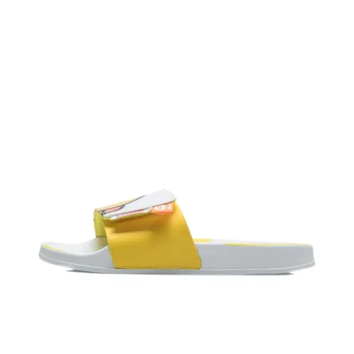 Лайнер LINE FRIENDS Резина Слайд Унисекс Белый Желтый